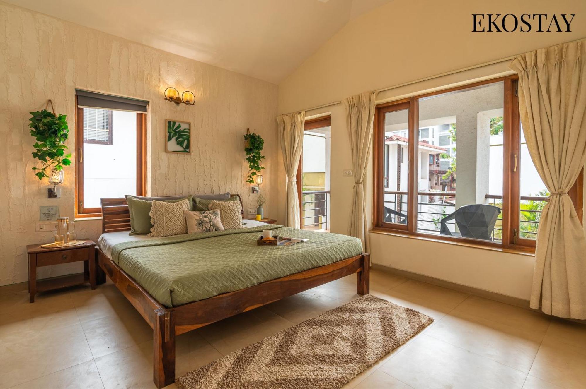 Eko Stay - Solace Villa I Charming Villa Close To Candolim Beach Экстерьер фото